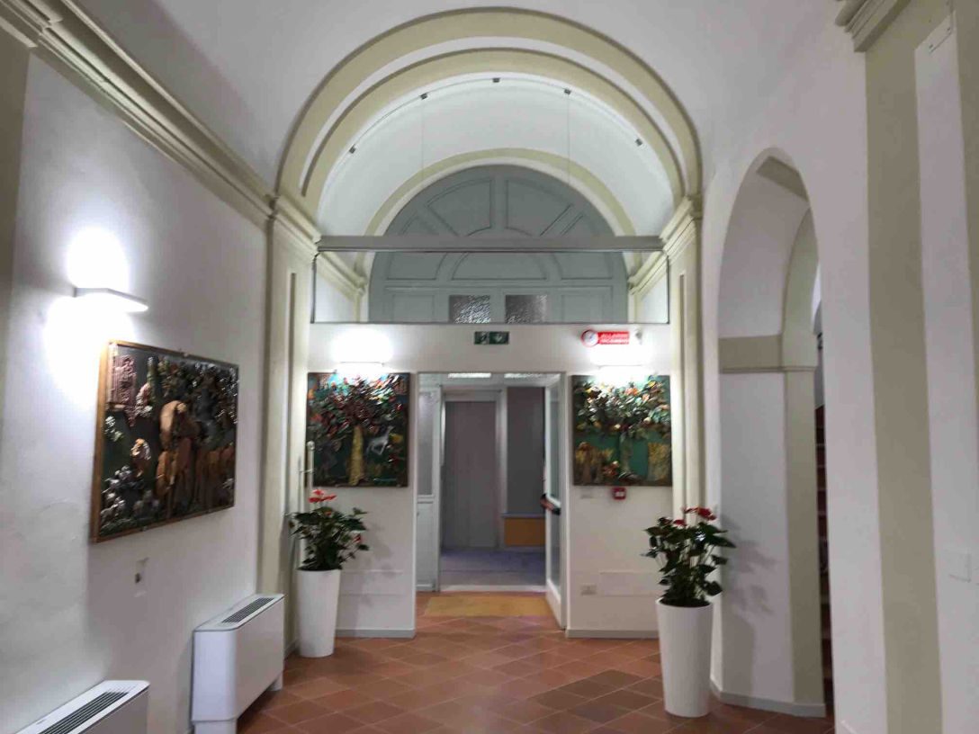 Atrio restaurato di Palazzo Dal Pero