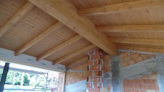 Copertura in legno e tetto ventilato