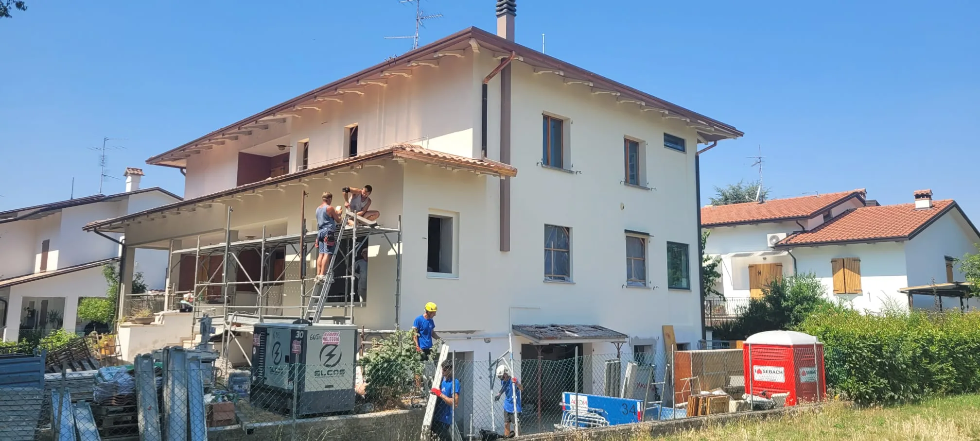 Edificio privato dopo intervento di ristrutturazione