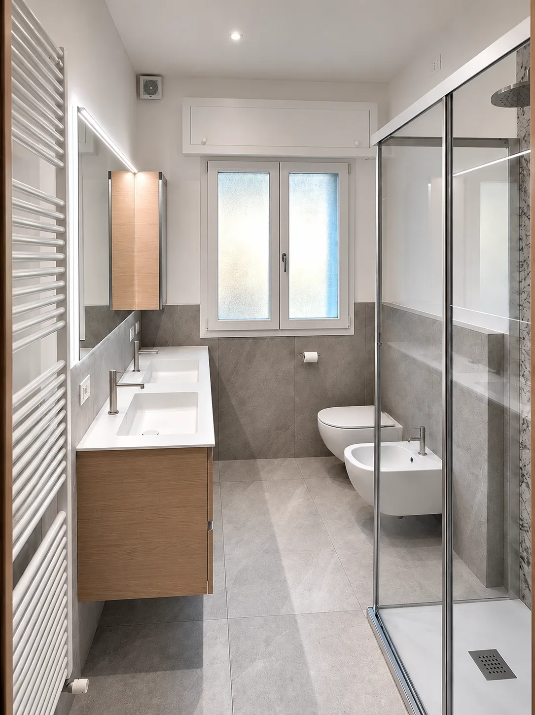Bagno residenziale ristrutturato